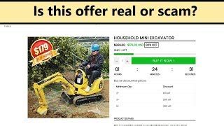 mini excavator scam on facebook|Miniature Excavator .